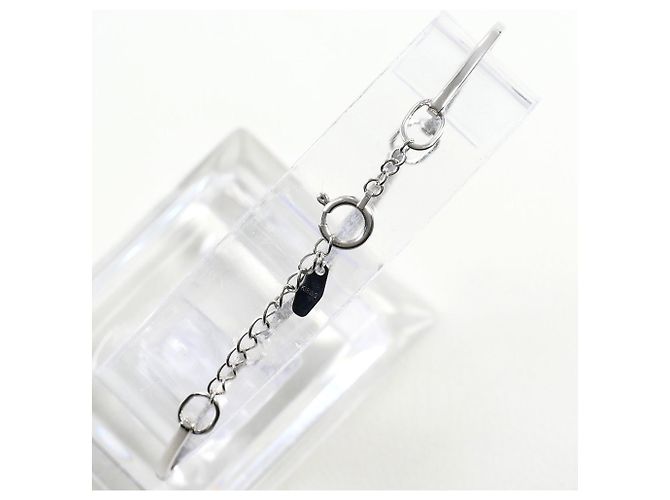 Autre Marque Bracciale con charm in oro bianco 18K con diamante D'oro - vista 3