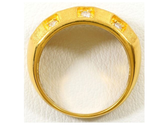 Autre Marque 24K Gelbgold Diamantring Golden - Ansicht 3