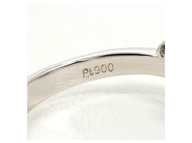 Autre Marque Platinring mit Diamant - Ansicht 5