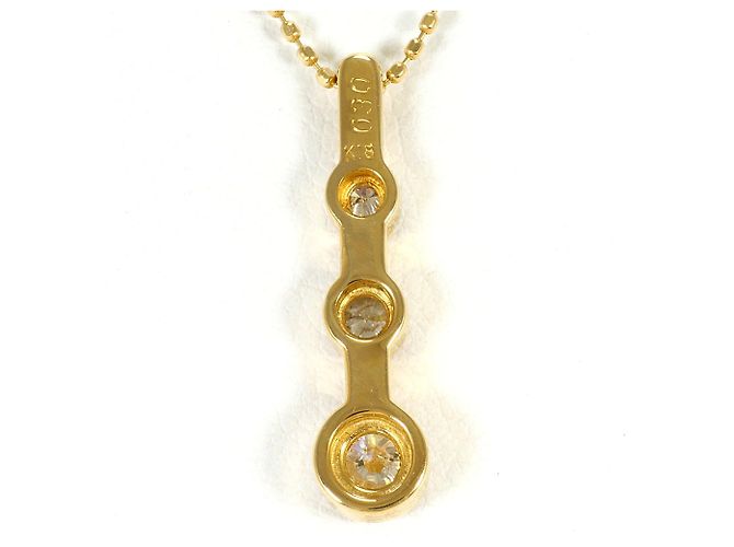 Autre Marque Collana in oro giallo 18K con diamante D'oro - vista 3