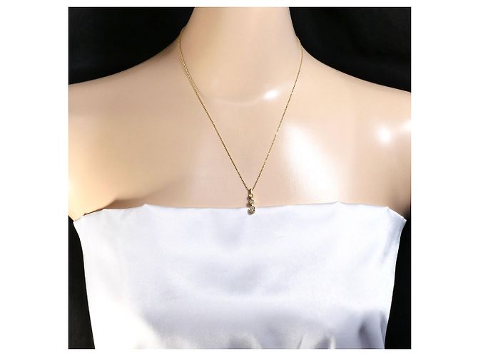 Autre Marque Collana in oro giallo 18K con diamante D'oro - vista 5