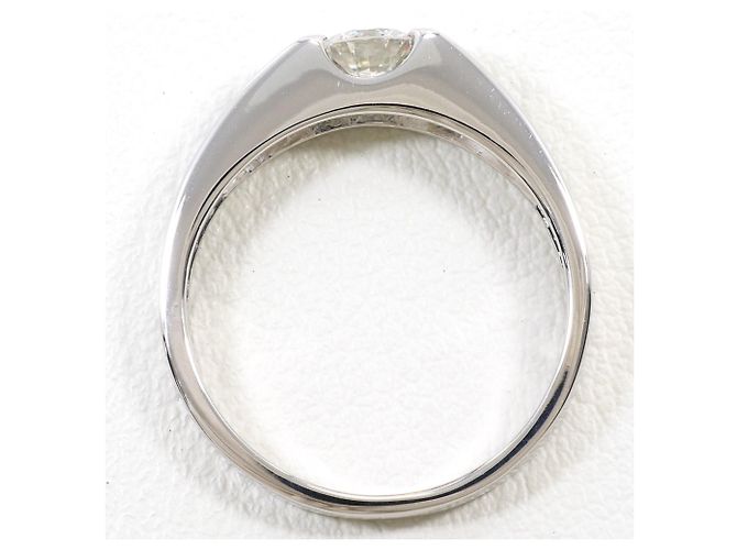 Autre Marque 10K Weißgold Diamantring Golden - Ansicht 3