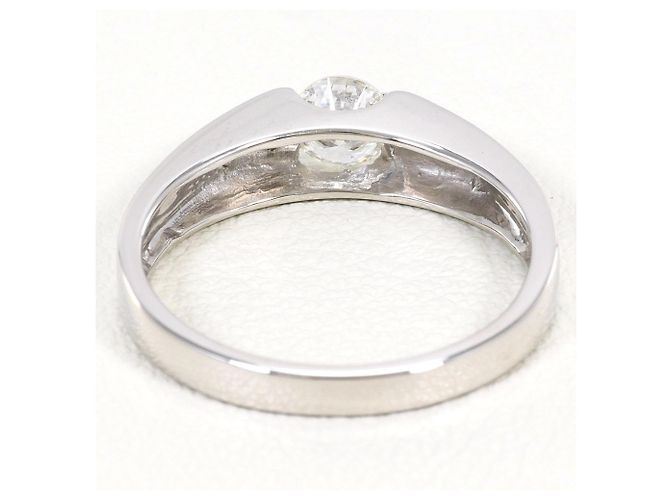 Autre Marque 10K Weißgold Diamantring Golden - Ansicht 4