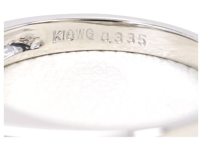 Autre Marque 10K Weißgold Diamantring Golden - Ansicht 5