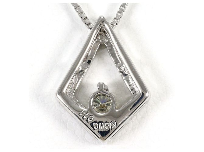 Autre Marque 18K Weißgoldkette mit Diamant Golden - Ansicht 3
