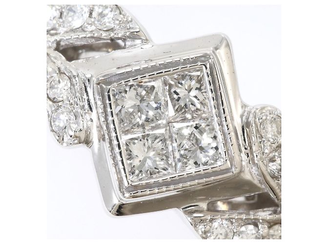 Autre Marque 18K Weißgold Diamantring Golden - Ansicht 2