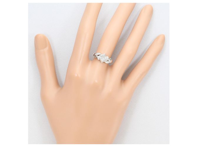 Autre Marque 18K Weißgold Diamantring Golden - Ansicht 7