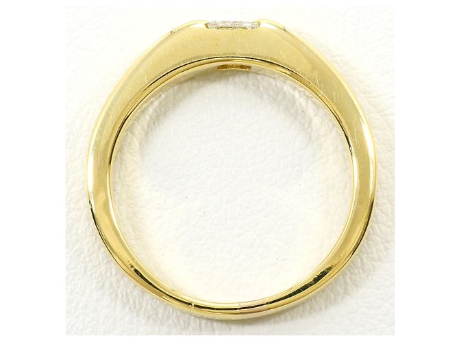 Autre Marque 18K Gelbgold-Ring mit Diamant Golden - Ansicht 3