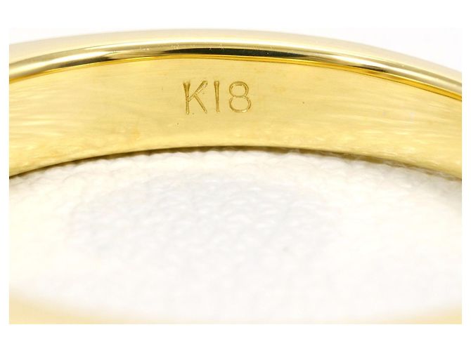 Autre Marque 18K Gelbgold-Ring mit Diamant Golden - Ansicht 5