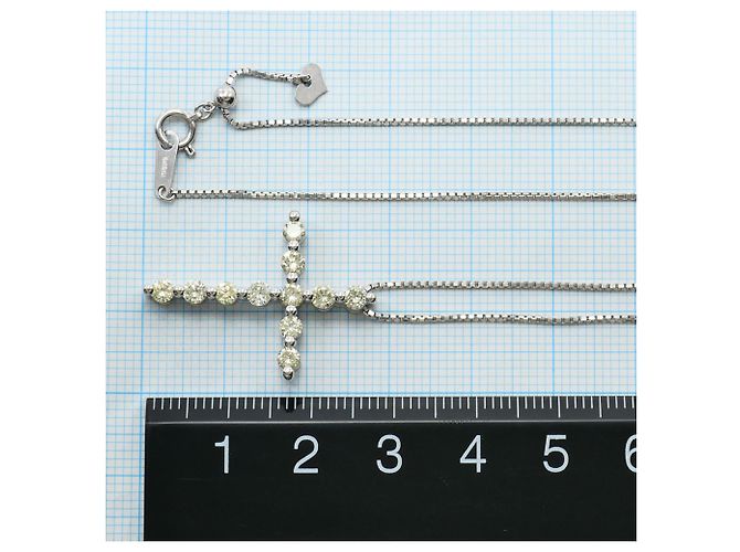 Autre Marque Collana in oro bianco 18K con diamante giallo D'oro - vista 5