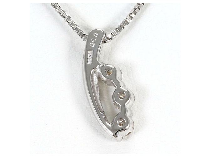Autre Marque Collana con pendente in oro bianco 18K e diamanti D'oro - vista 3