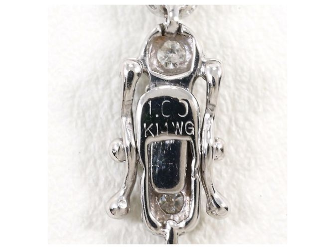 Autre Marque Bracciale charm in oro bianco 14K e diamanti D'oro - vista 4