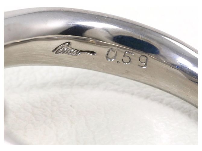 Autre Marque 18K Weißgold-Ring mit schwarzem Diamanten Golden - Ansicht 5