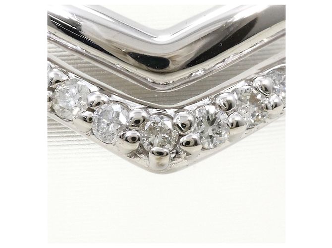 Autre Marque 18K Weißgold-Ring mit Diamant Golden - Ansicht 2