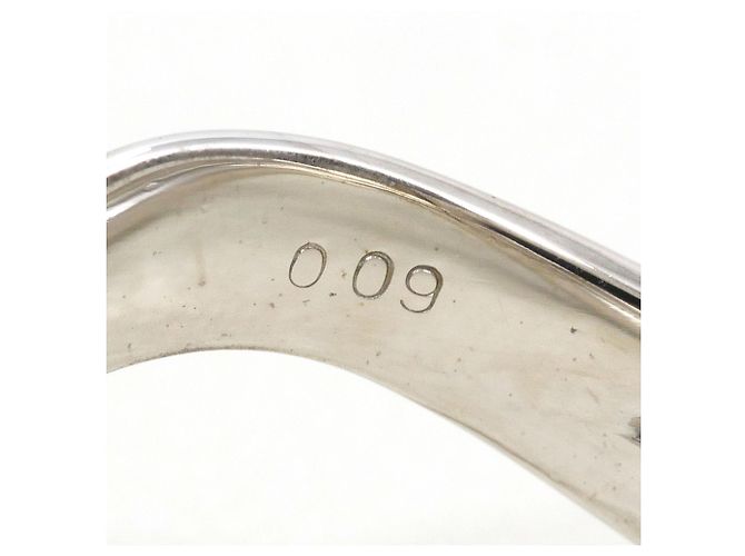 Autre Marque 18K Weißgold-Ring mit Diamant Golden - Ansicht 6