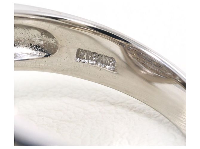 Autre Marque 18K Weißgold-Ring mit braunem Diamanten Golden - Ansicht 5