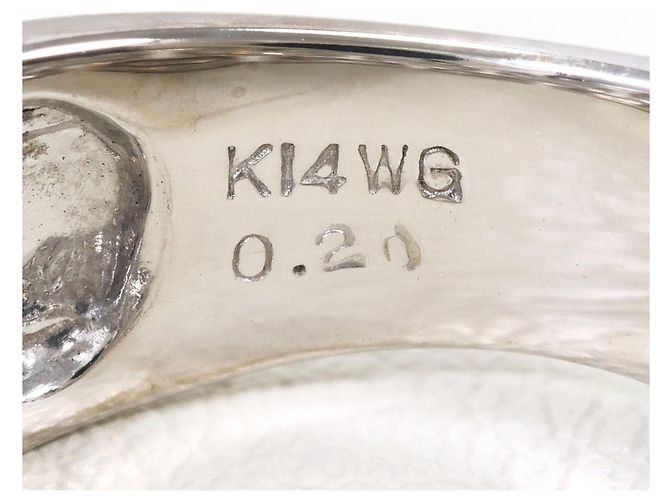 Autre Marque 14K Weißgold Diamantring Golden - Ansicht 5