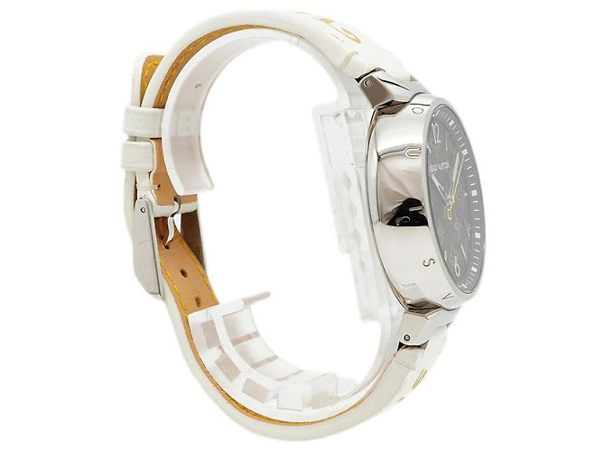 Orologio Louis Vuitton Tambour Monogram QA072Z Quadrante Marrone da Uomo - vista 3