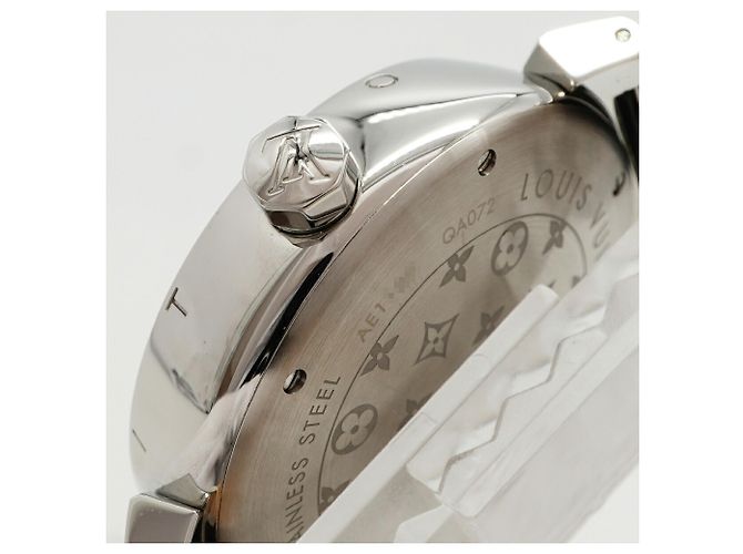 Orologio Louis Vuitton Tambour Monogram QA072Z Quadrante Marrone da Uomo - vista 7