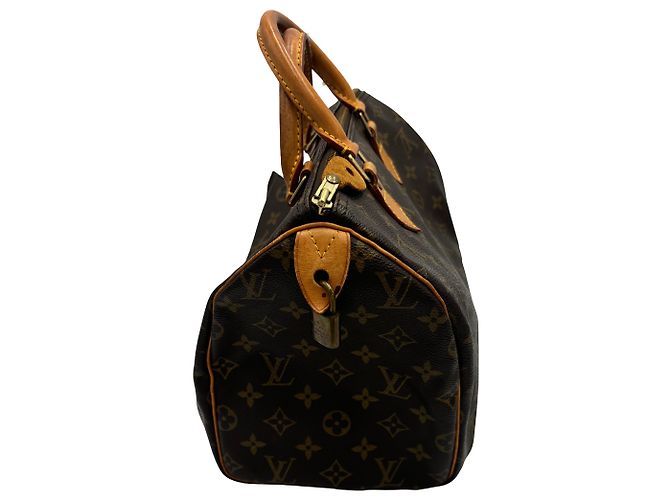 Louis Vuitton Speedy Monogram Canvas 30 Marrone - vista 4