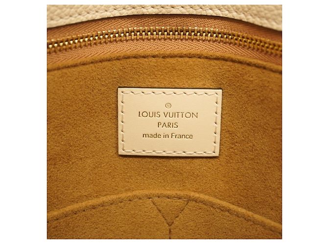 Borsa Tote Louis Vuitton Monogram Empreinte OnTheGo GM Crudo - vista 5