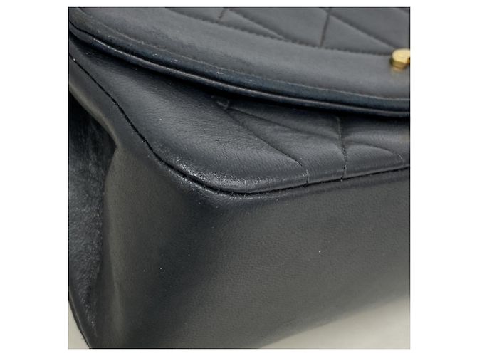 Chanel Diana Chain Schultertasche Schwarz - Ansicht 6