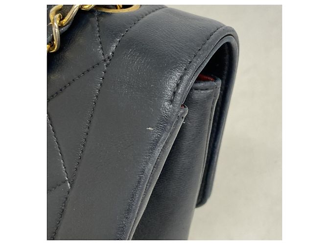 Chanel Diana Chain Schultertasche Schwarz - Ansicht 7