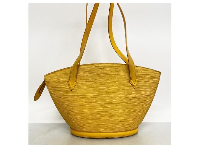 Borsa a Spalla Louis Vuitton Epi Saint Jacques Giallo - vista 12