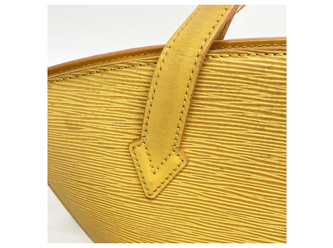 Borsa a Spalla Louis Vuitton Epi Saint Jacques Giallo - vista 9