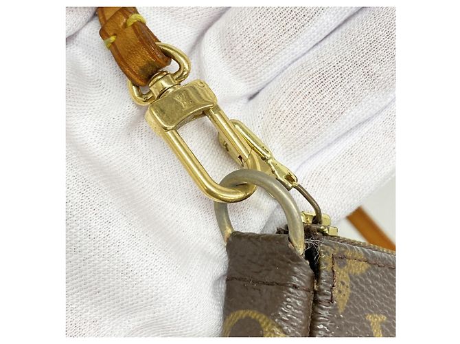 Borsa Pochette Accessoires Monogram Louis Vuitton Marrone - vista 9