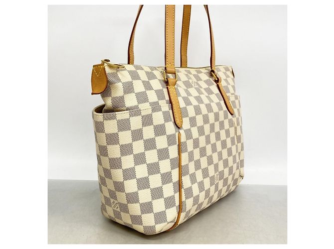 Louis Vuitton Damier Azur Totally PM Tote Bag Weiß - Ansicht 2