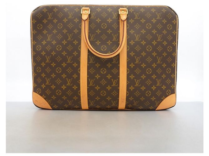 Borsa Boston Louis Vuitton Monogram Sirius 50 Marrone - vista 12