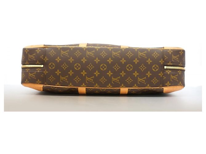 Borsa Boston Louis Vuitton Monogram Sirius 50 Marrone - vista 3