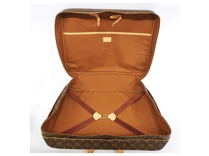Borsa Boston Louis Vuitton Monogram Sirius 50 Marrone - vista 4