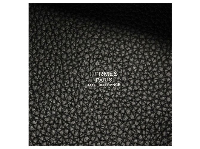 Hermès Borsa Hermes Picotin Lock PM in pelle Taurillon Clemence nera Nero - vista 5