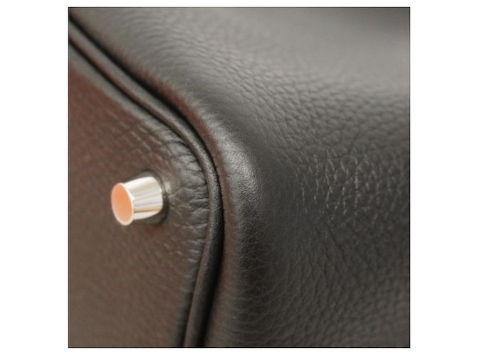 Hermès Borsa Hermes Picotin Lock PM in pelle Taurillon Clemence nera Nero - vista 6