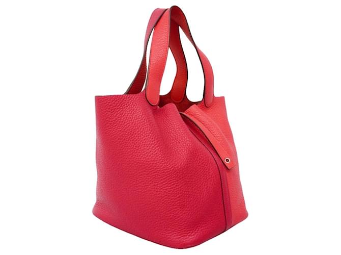 Hermès Borsa Hermes Picotin Lock MM Casaque Rosa - vista 2