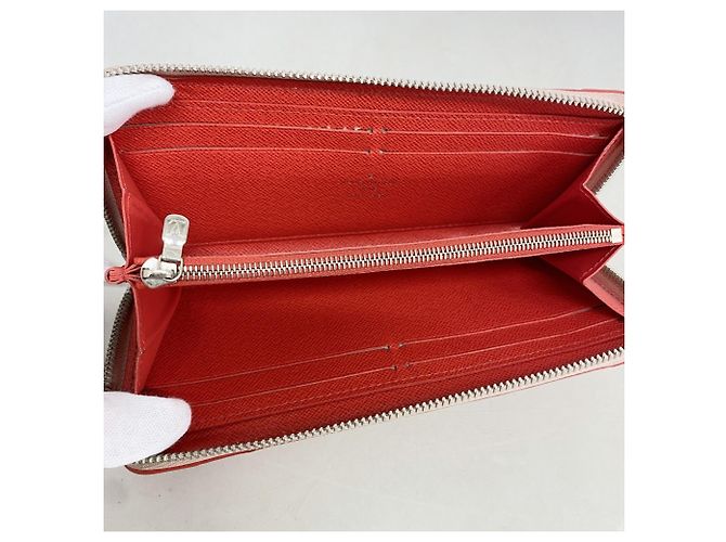 Cartera larga Clemence en piel Epi Louis Vuitton Rosa - vista 3