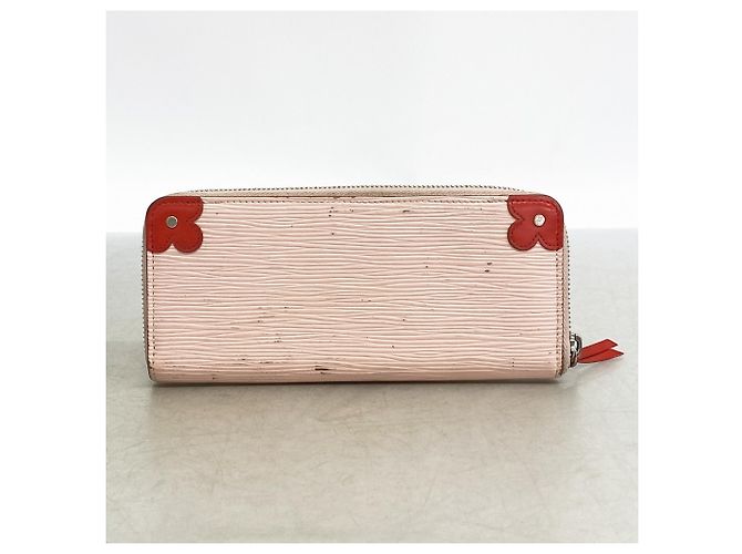 Cartera larga Clemence en piel Epi Louis Vuitton Rosa - vista 9