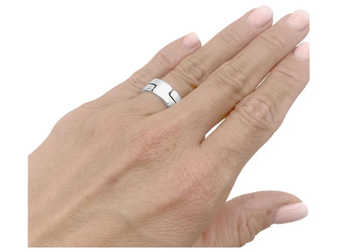 Dinh Van "Seventies" Ring, Weißgold. - Ansicht 6