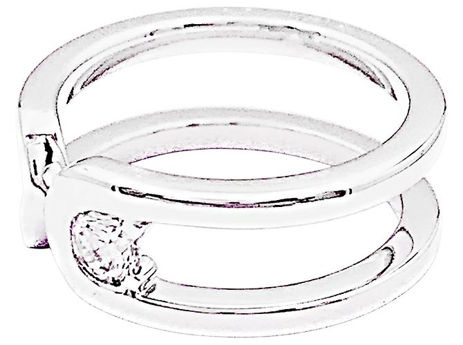 Dinh Van "Maillon" Ring Weißgold, Diamant - Ansicht 2