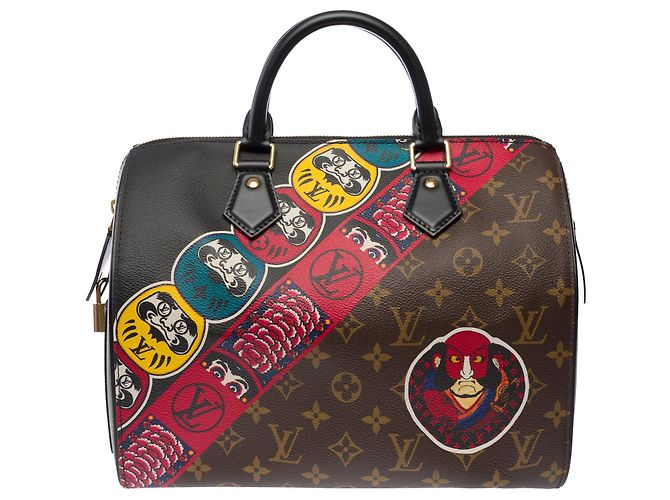 Bolsa LOUIS VUITTON Speedy em Toile Marrom - 103763 - vista 3