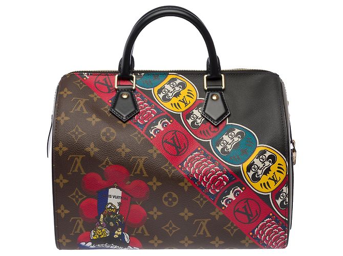 Bolsa LOUIS VUITTON Speedy em Toile Marrom - 103763 - vista 4