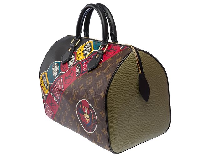 Bolsa LOUIS VUITTON Speedy em Toile Marrom - 103763 - vista 5