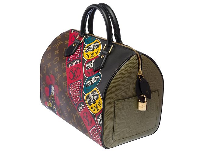 Bolsa LOUIS VUITTON Speedy em Toile Marrom - 103763 - vista 6