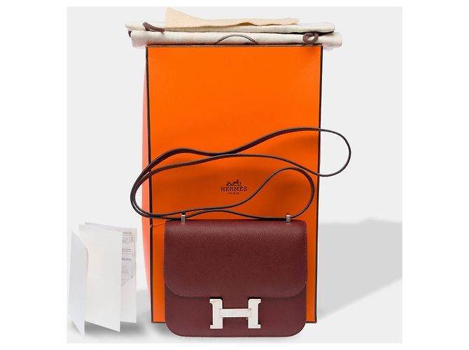 Hermès Borsa HERMES Constance in Pelle Rossa - 103769 Rosso - vista 2