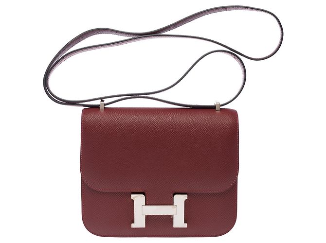 Hermès Borsa HERMES Constance in Pelle Rossa - 103769 Rosso - vista 3