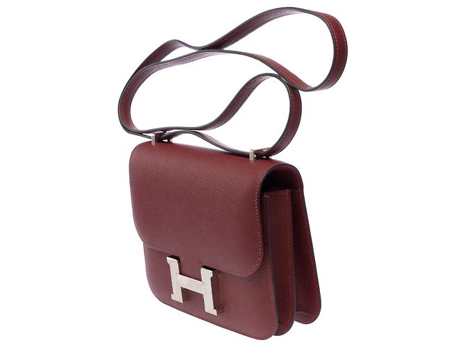 Hermès Borsa HERMES Constance in Pelle Rossa - 103769 Rosso - vista 5