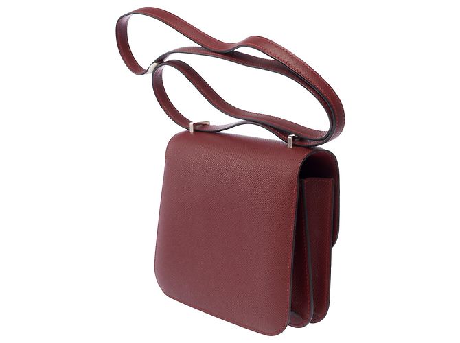 Hermès Borsa HERMES Constance in Pelle Rossa - 103769 Rosso - vista 6