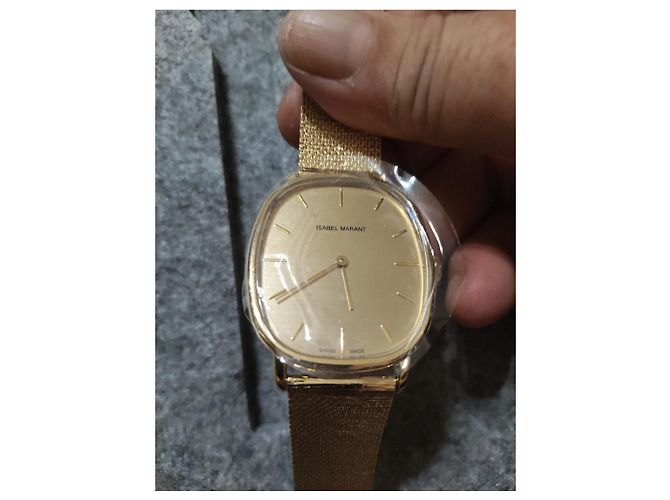 Montre Isabel Marant Dorée à Bracelet Maille - vue 3
